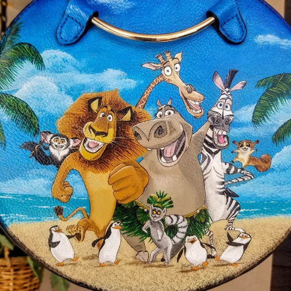 HOST PICK!!  Hand Painted Wild Animal Purse - Picture 3 of 8